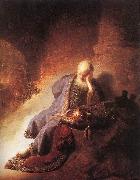 Rembrandt, Jeremiah Lamenting the Destruction of Jerusalem g